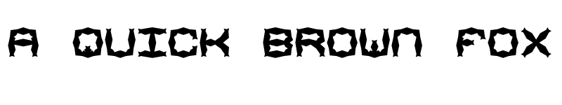 Preview of Mishmash ALT1 BRK Regular font