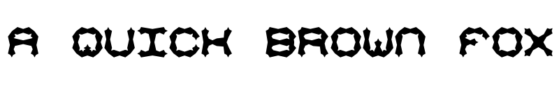 Preview of Mishmash ALT2 BRK Regular font