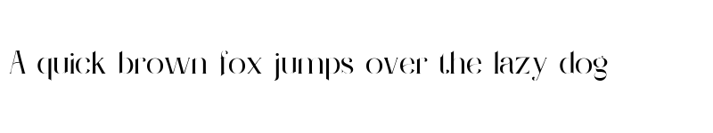 Preview of Mislian Regular font