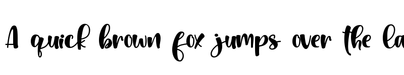 Preview of Miss Christine - personal use Regular font