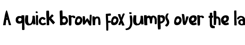 Preview of MissBaker Regular font