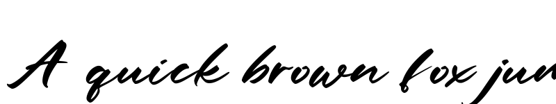 Preview of Mister Jacky Regular font