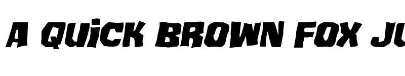 Preview of Mister Twisted Expanded Italic Expanded Italic font
