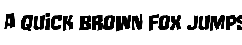Preview of Mister Twisted Staggered Rotalic Italic font