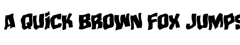 Preview of Mister Twisted Warped Rotalic Italic font