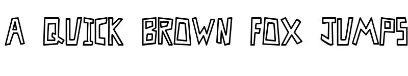 Preview of MisterBass hollow font