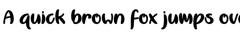 Preview of Misti Nicole Regular font