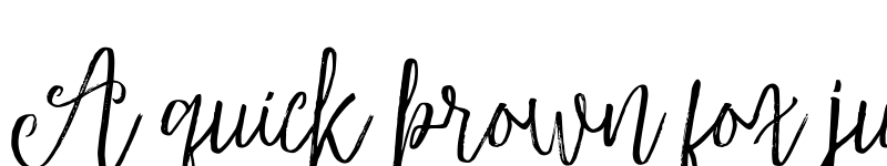 Preview of Misyela Regular font