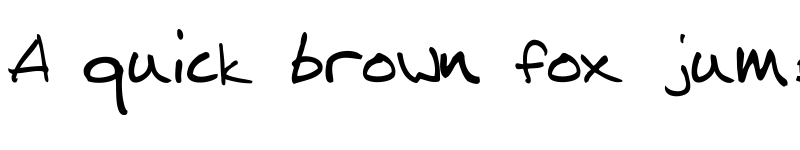 Preview of Mitch Hand Regular font