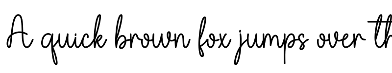 Preview of Mitha Mella Regular font