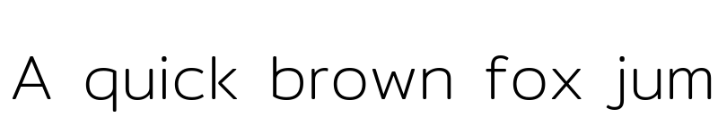 Preview of Mitr ExtraLight font