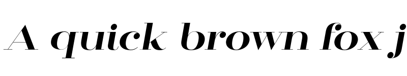 Preview of Mittwoch Norm Black Italic font