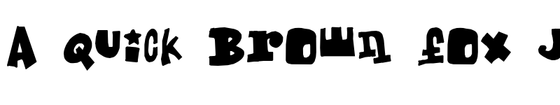 Preview of Mixed up Regular font