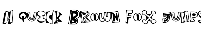 Preview of MixedThirty Regular font