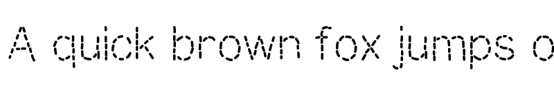 Preview of MixStitch Medium font