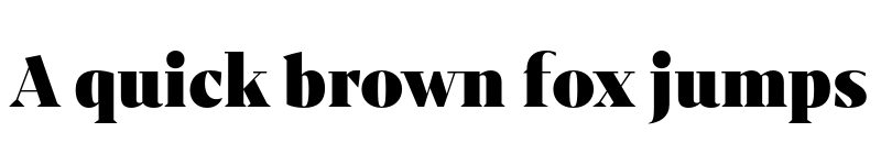 Preview of Mixta Didone Alt Heavy font