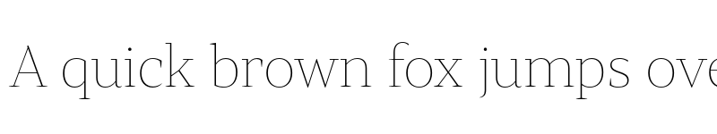 Preview of Mixta Didone Alt Thin font