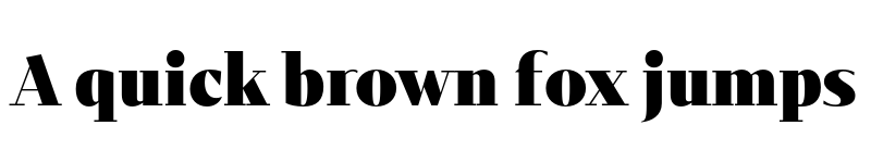 Preview of Mixta Didone Heavy font