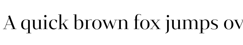 Preview of Mixta Didone Regular font