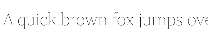 Preview of Mixta Didone Thin font