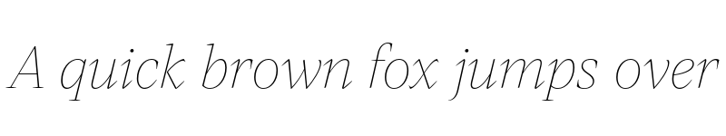 Preview of Mixta Pro Thin It font