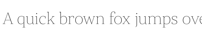 Preview of Mixta Sharp Thin font