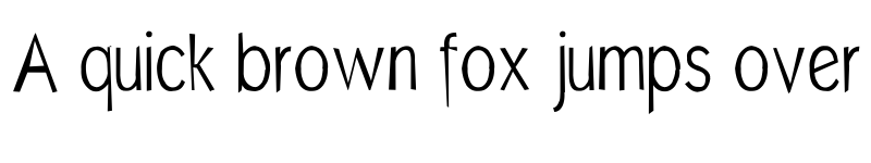 Preview of MKAbelRough-random Regular font