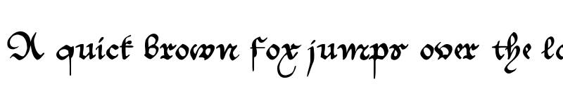 Preview of MKantzley Regular font
