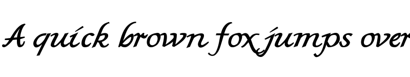 Preview of MKBritishWriting Regular font