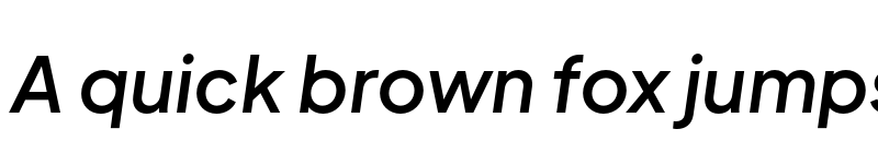Preview of Mluvka SemiBold Italic font