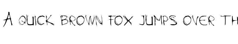 Preview of MODAZ Regular font