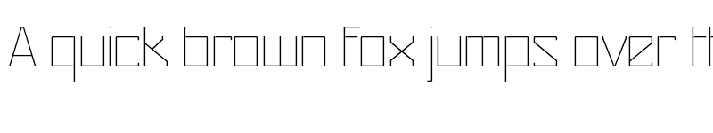 Preview of Mode VF Thin Condensed font