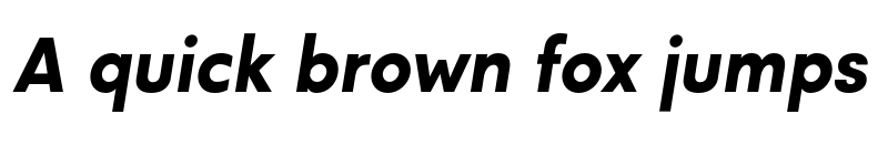 Preview of Modeco Trial Bold Oblique font