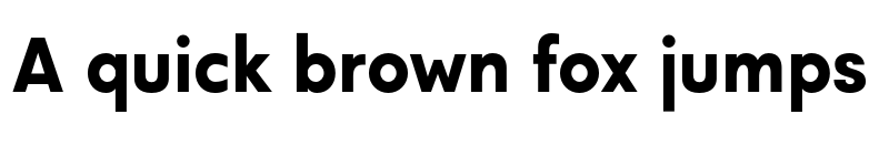 Preview of Modeco Trial Bold font