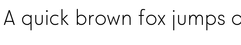 Preview of Modeco Trial Extra Light font