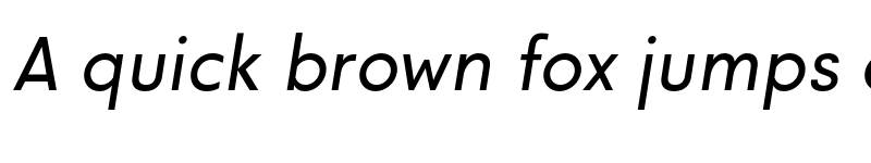 Preview of Modeco Trial Regular Oblique font