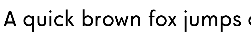 Preview of Modeco Trial Regular font