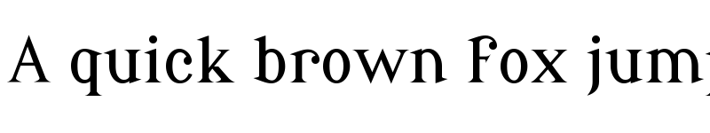 Preview of Modern Antiqua Regular font