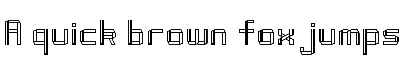 Preview of Modern Fold Regular font