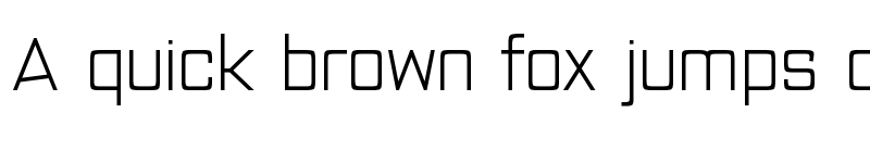 Preview of modern_squared2 100 font