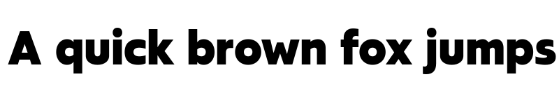 Preview of Modeska Trial Black font