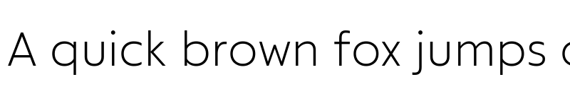 Preview of Modeska Trial Extra Light font