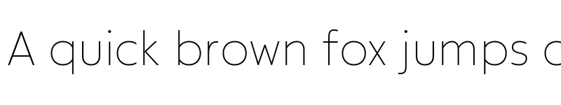 Preview of Modeska Trial Thin font