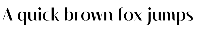 Preview of Modestic display Bold font