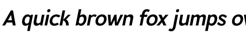 Preview of Modestic Sans Bold Italic font