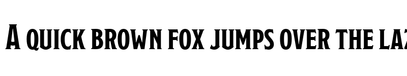 Preview of Modesto Condensed Regular font