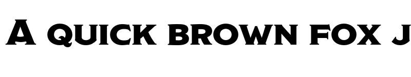 Preview of Modesto Expanded Regular font