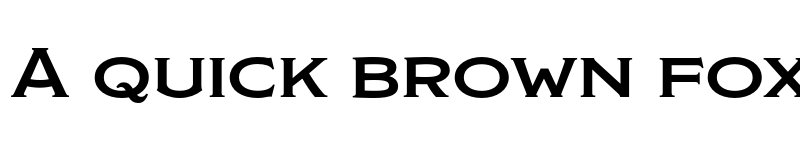 Preview of ModestoLite Expanded Expanded font