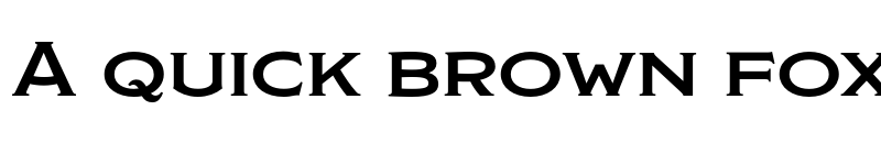 Preview of ModestoLite Expanded Regular font