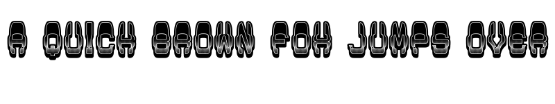 Preview of Modish Gradient Regular font